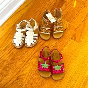 Girls sandals size 8 toddler (walker)